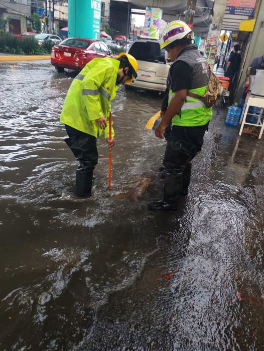 Lluvias dejan 7.3 millones de metros cúbicos de agua en CDMX y suspenden tramo de la Línea A Lluvias dejan 7.3 millones de metros cúbicos de agua en CDMX y suspenden tramo de la Línea A