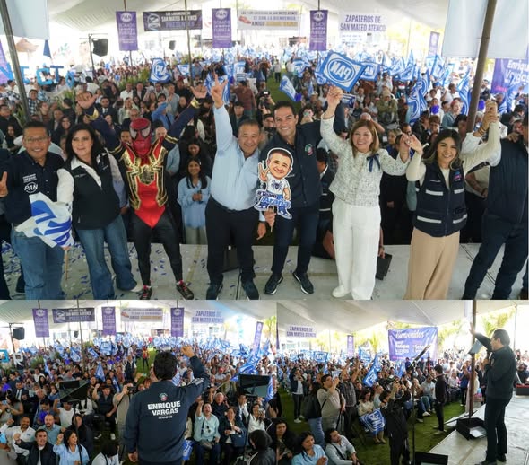 PAN moviliza a “Soldados Azules” en San Mateo Atenco rumbo a 2027