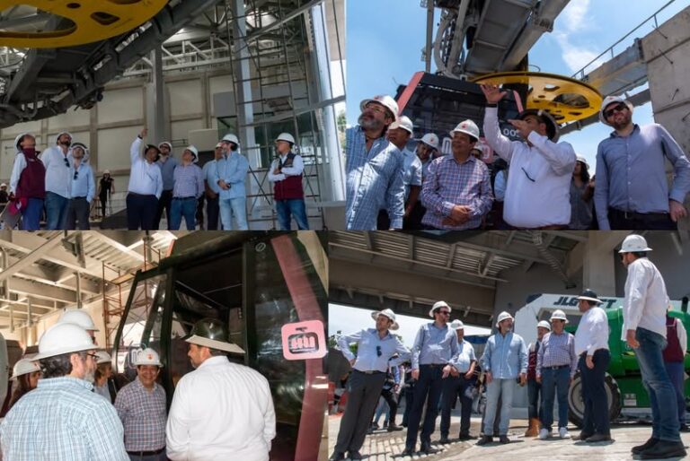 Línea 3 del Mexicable alcanza 71.4% de avance y prevé beneficiar a 40 mil usuarios diarios en Naucalpan