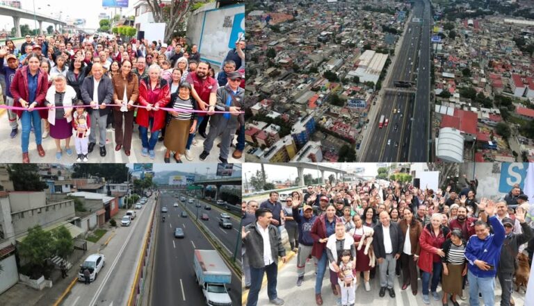 Repavimentan lateral de la México-Querétaro para mejorar movilidad en Tlalnepantla