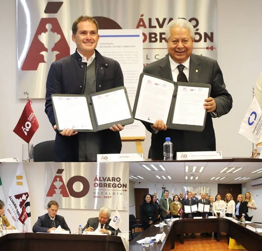 Álvaro Obregón y CANACO CDMX acuerdan capacitación para fortalecer a MIPYMES