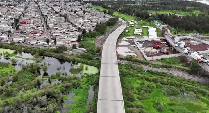 Invierten 995 mdp en 10 puentes para transformar la movilidad en el oriente del Edomex