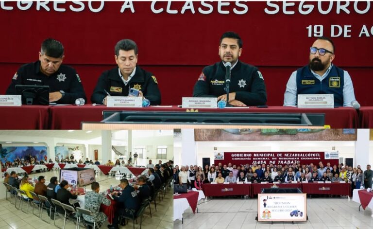 Nezahualcóyotl crea red de escuelas para prevenir violencia y riesgos en el regreso a clases