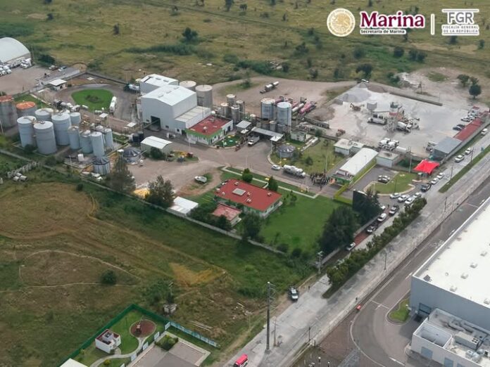 Aseguran 800 mil litros de hidrocarburo durante cateo en Huejotzingo, Puebla