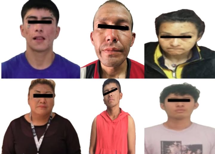 Detienen a seis personas por homicidio y robo durante operativo en Nezahualcóyotl