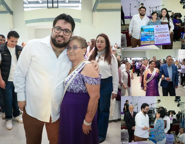 Más de mil adultos mayores celebran en Naucalpan y reciben respaldo a programas de bienestar