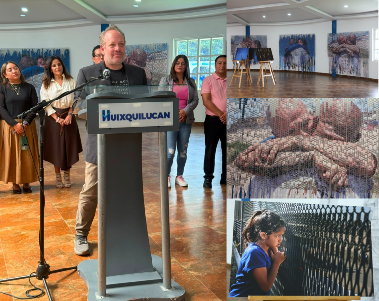 Exposición en Huixquilucan retrata los abrazos de familias separadas por la frontera Exposición en Huixquilucan retrata los abrazos de familias separadas por la frontera