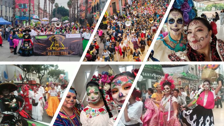 Catrinas Regionales llevan tradición y color al Zócalo durante presentación de la Banda Monumental Oaxaqueña Catrinas Regionales llevan tradición y color al Zócalo durante presentación de la Banda Monumental Oaxaqueña