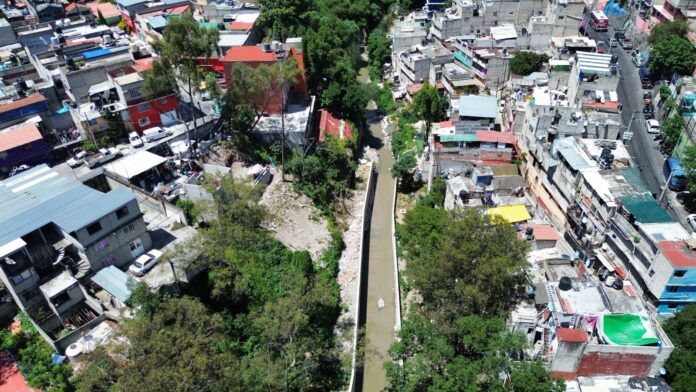 Inicia nueva etapa del Colector Marginal en Río Jalalpa para sanear la microcuenca del Río Becerra
