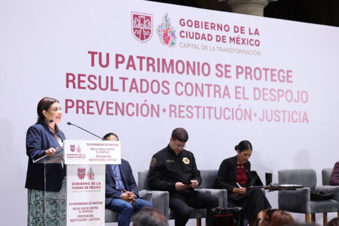 CDMX endurece ofensiva contra el despojo