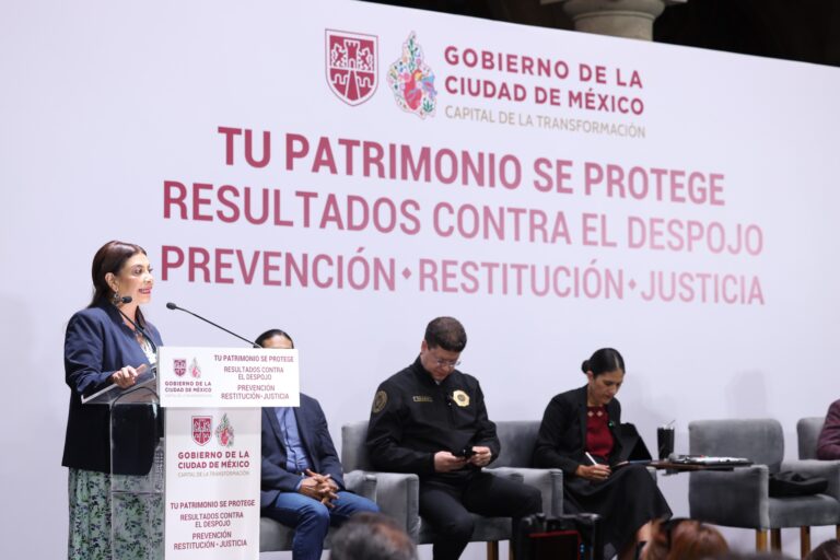 CDMX endurece ofensiva contra el despojo: 90 detenidos y ocho inmuebles recuperados