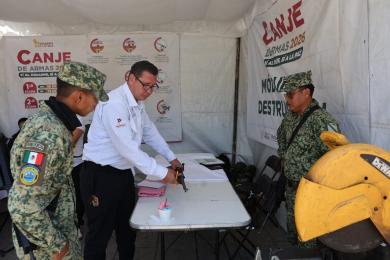 Huixquilucan inicia Canje de Armas 2026; ofrecen hasta 22 mil 900 pesos por entregar armamento Huixquilucan inicia Canje de Armas 2026; ofrecen hasta 22 mil 900 pesos por entregar armamento