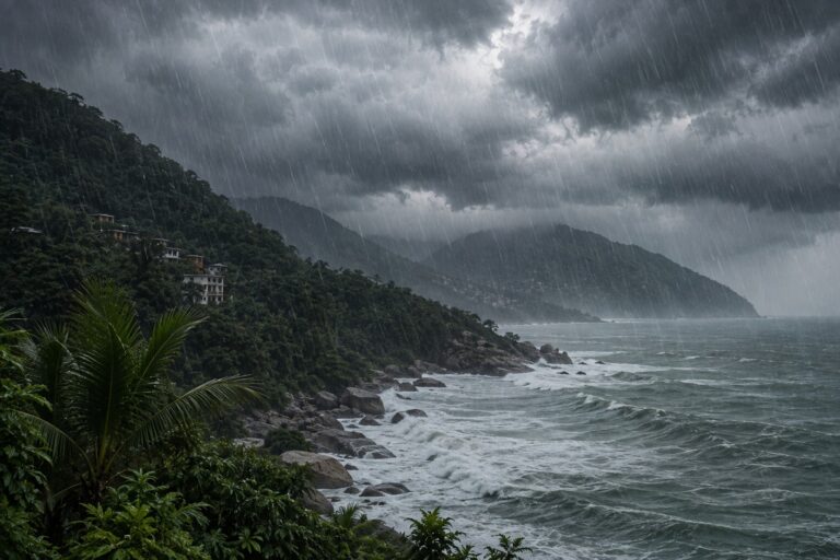 Lluvias intensas amenazan Guerrero y Oaxaca; SMN alerta por inundaciones y granizo