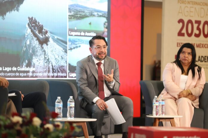 Izcalli lleva resultados en agua a foro internacional; Daniel Serrano destaca 17 pozos rehabilitados y 5 mil 600 fugas atendidas
