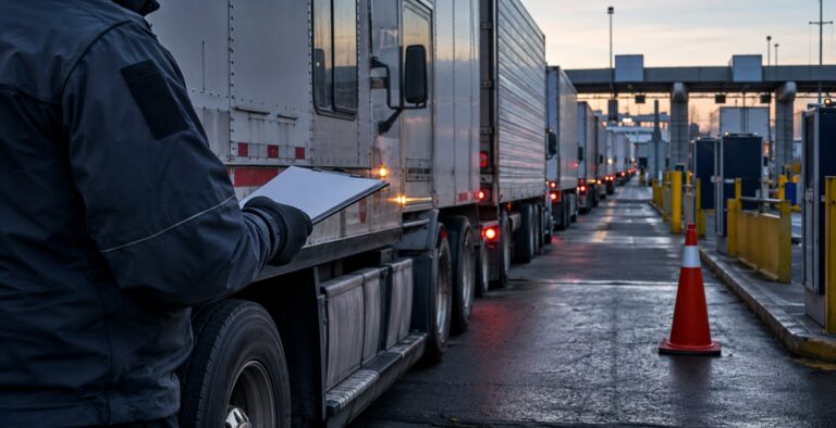 Retiro de visas a transportistas amenaza con frenar exportaciones entre México y EU Retiro de visas a transportistas amenaza con frenar exportaciones entre México y EU