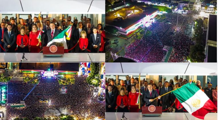 GAM concentra a más de 100 mil personas en su explanada durante el Grito de Independencia