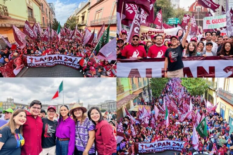 Gaby Osorio encabeza contingente de más de 8 mil tlalpenses al Zócalo por informe de Sheinbaum Gaby Osorio encabeza contingente de más de 8 mil tlalpenses al Zócalo por informe de Sheinbaum