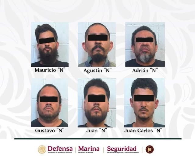 Detienen en Puerto Peñasco a siete presuntos integrantes de Los Mayos Detienen en Puerto Peñasco a siete presuntos integrantes de Los Mayos
