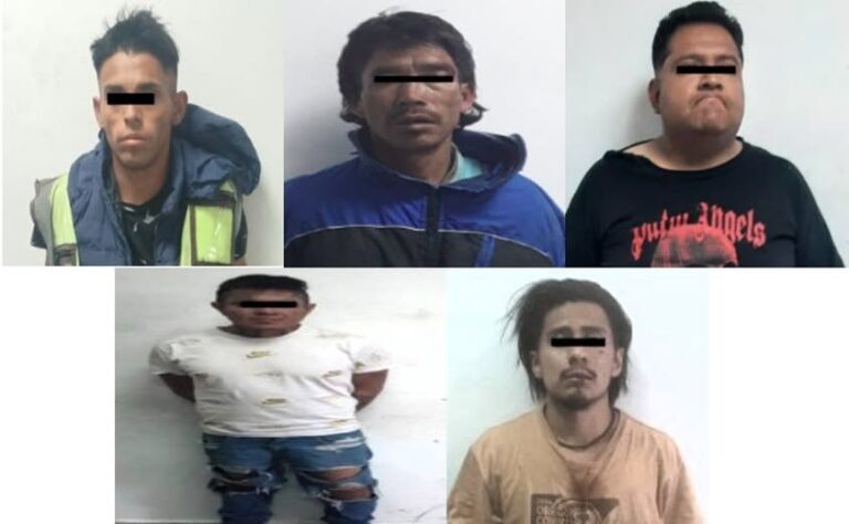 Suman casi 37 años de prisión por cinco robos con violencia en Nezahualcóyotl