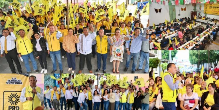 PRD Edomex renueva dirigencias municipales en cinco municipios rumbo a 2027