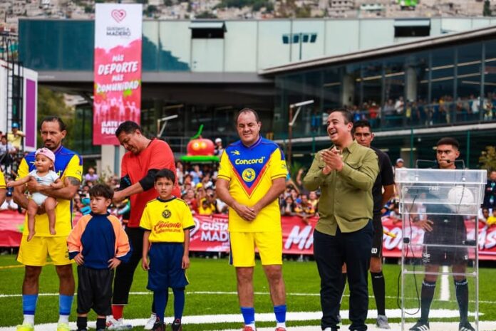 Reabren Deportivo Campos Revolución en Cuautepec con nuevas canchas e iluminación