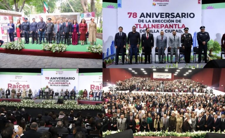 Tlalnepantla conmemora 78 años como ciudad con llamado a renovar infraestructura hídrica