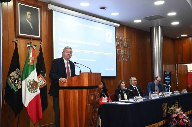 Ruptura del orden jurídico internacional agrava crisis del multilateralismo: De la Fuente