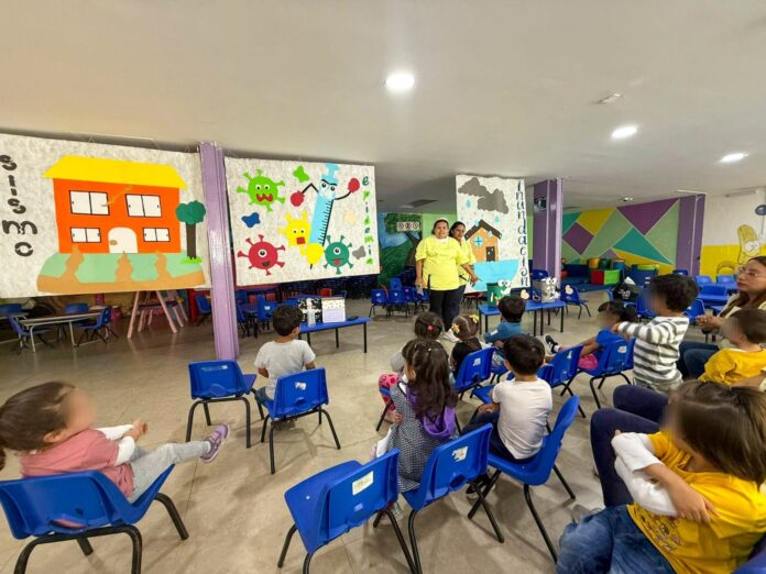 Niños de 3 a 6 años aprenden a actuar ante sismos, incendios e inundaciones con BrigadIMSS