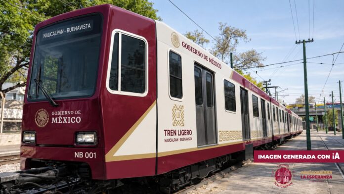 Tren Ligero Río Hondo-Buenavista avanza en estudios para conectar Naucalpan con CDMX