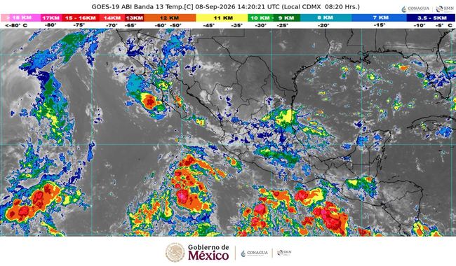 Lluvias intensas amenazan Guanajuato; 24 estados enfrentarán precipitaciones fuertes y muy fuertes