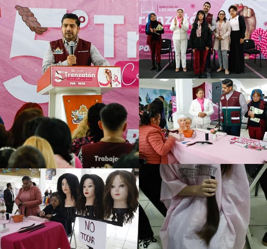 Nezahualcóyotl suma 150 pelucas oncológicas entregadas a mujeres que enfrentan tratamientos contra el cáncer