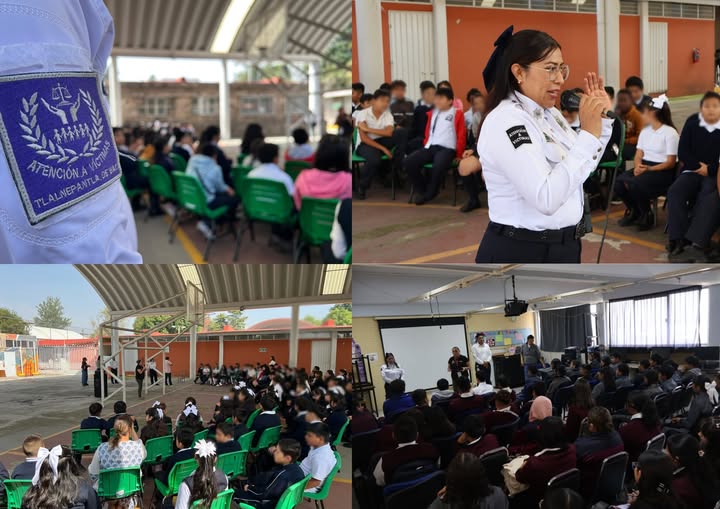 Tlalnepantla lleva a primarias y secundarias jornadas de prevención del delito y salud mental