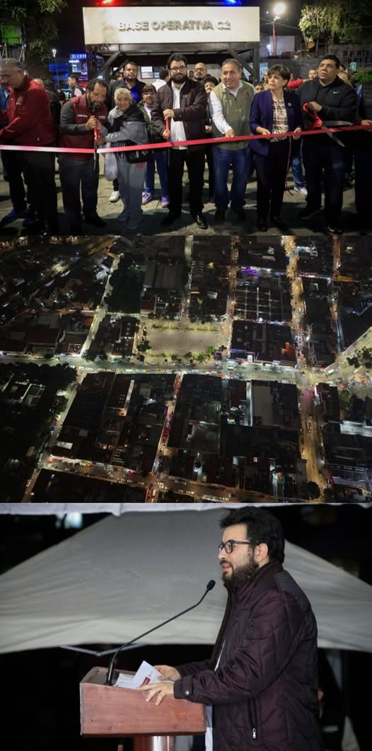 Naucalpan instala más de 300 luminarias y pone en operación nuevo C2 en el Centro