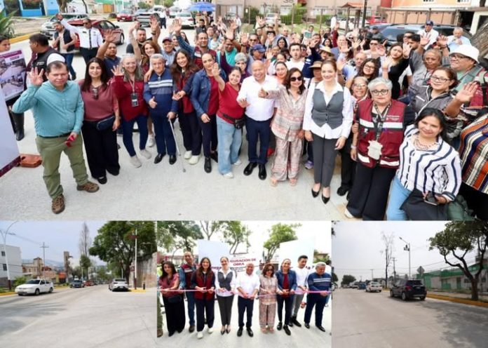 Tlalnepantla rehabilita 800 metros de la calle Viveros de Atizapán con concreto hidráulico