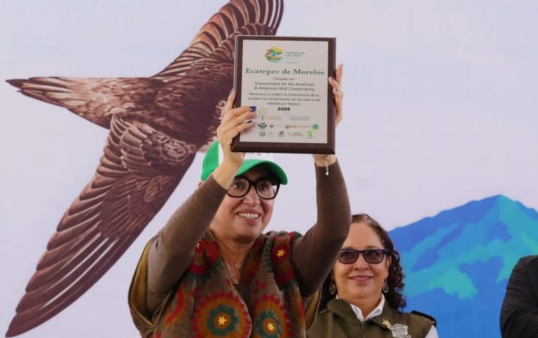 Ecatepec recibe reconocimiento internacional como Ciudad de las Aves por proteger más de 270 especies