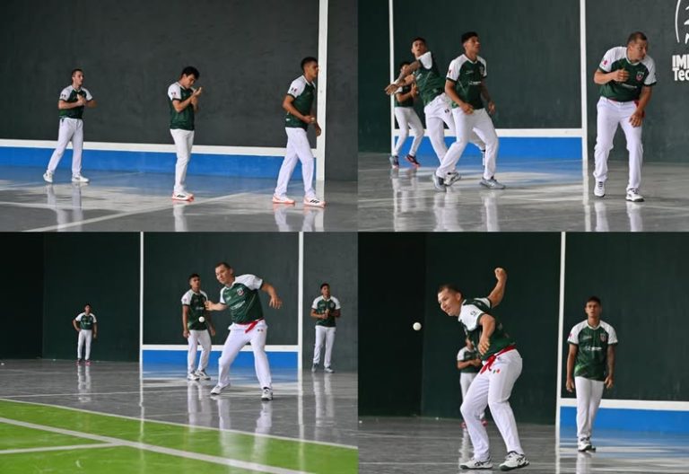 Selección mexicana de pelota vasca entrena en Tecámac rumbo al Mundial 2026