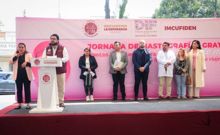 Naucalpan ofrece 400 mastografías gratuitas del 19 al 23 de octubre; también habrá pruebas de VPH y VIH