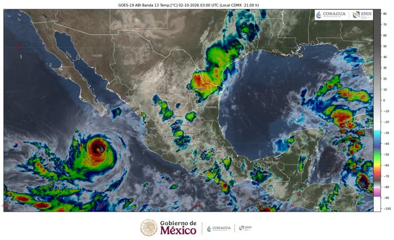 Rachel alcanza categoría 3; prevén lluvias intensas y olas de hasta seis metros