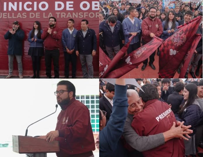 Naucalpan inicia construcción de techado en la Preparatoria 324 para beneficiar a mil 800 personas