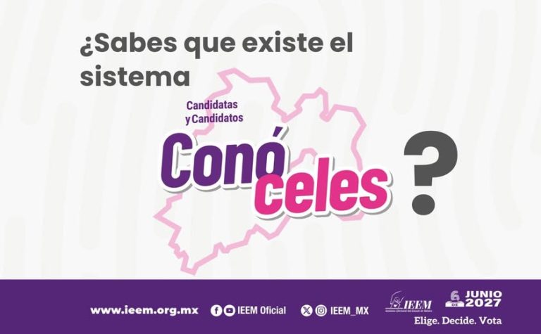 IEEM abre consulta ciudadana para mejorar información de candidatos rumbo a elecciones de 2027 en Edomex