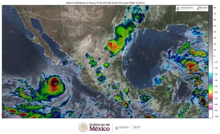 Rachel alcanza categoría 3; prevén lluvias intensas y olas de hasta seis metros