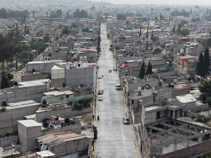 Avanza colector Chalco contra inundaciones; recuperan calle en Unión de Guadalupe