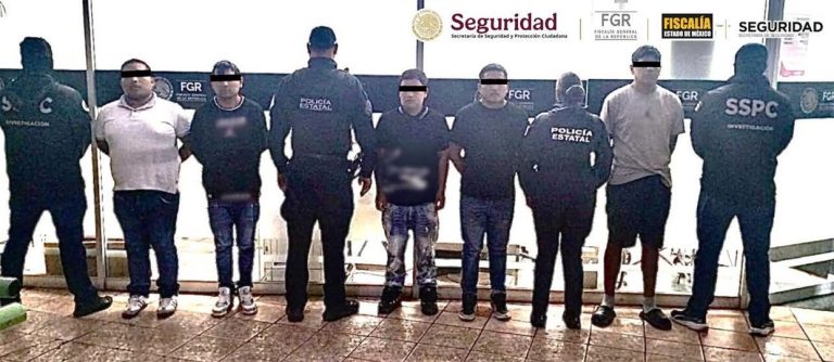 Detienen a cinco por presuntos falsos retenes para extorsionar en Teotihuacán y Acolman