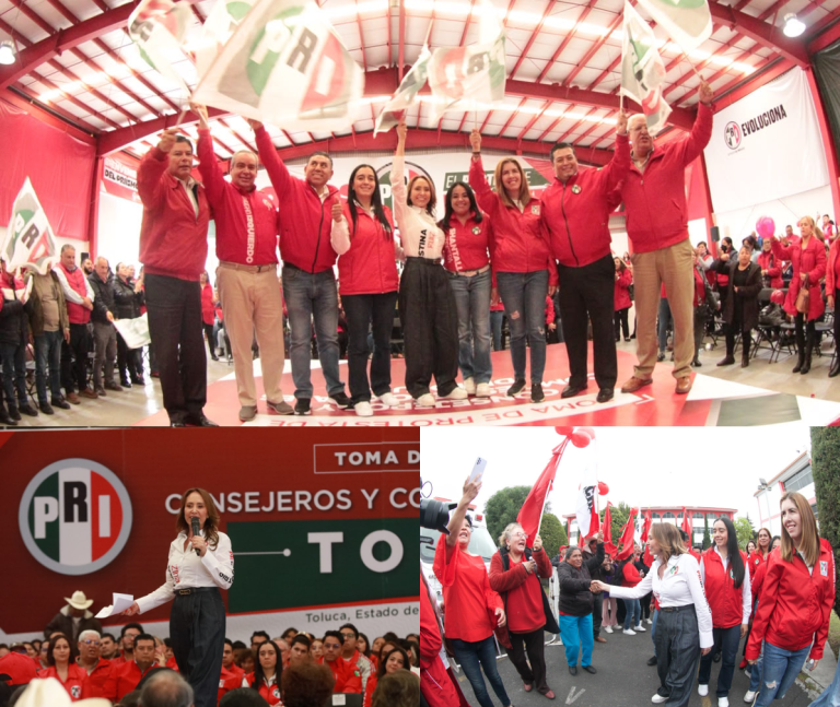 PRI reorganiza su estructura en Toluca y llama a cerrar filas rumbo a las elecciones de 2027