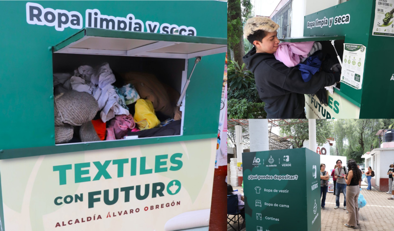 Álvaro Obregón recupera 6.5 toneladas de textiles y recibe mención honorífica de Profepa Álvaro Obregón recupera 6.5 toneladas de textiles y recibe mención honorífica de Profepa