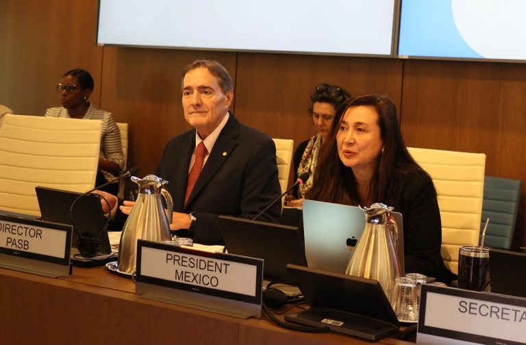México asume presidencia del Comité Ejecutivo de la OPS para 2026-2027