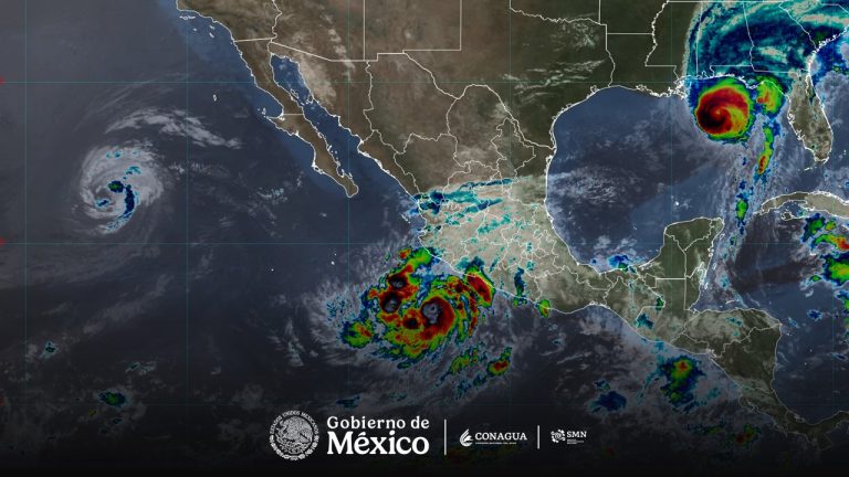 Huracán Simon alcanza categoría 2 y amenaza con lluvias torrenciales a Guerrero y Michoacán; podría intensificarse hoy