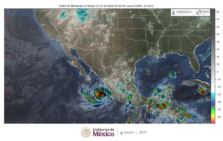 Huracán Simon mantiene en alerta a Jalisco: categoría 3, lluvias extraordinarias y olas de hasta 10 metros