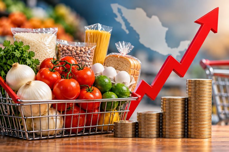 Canasta alimentaria sube hasta 5.5% en México y supera la inflación general: INEGI