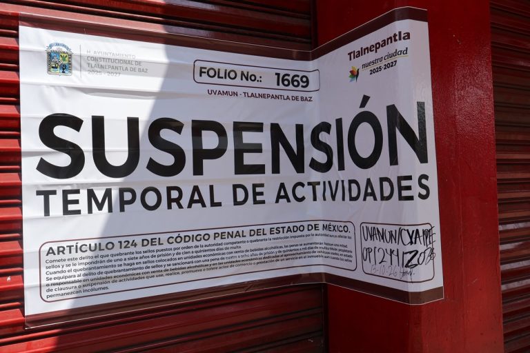 Suspenden actividades de varios comercios en La Romana, Tlalnepantla, durante Operativo Tolteca Suspenden actividades de varios comercios en La Romana, Tlalnepantla, durante Operativo Tolteca
